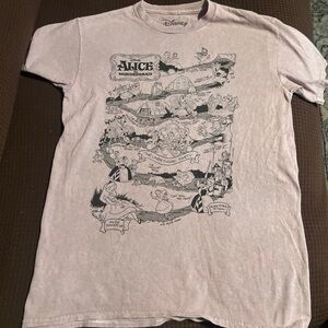 Alice in wonderland girl junior tee